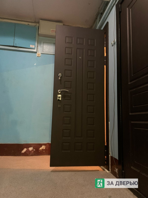 Двери в Красногвардейском районе - снаружи открыта