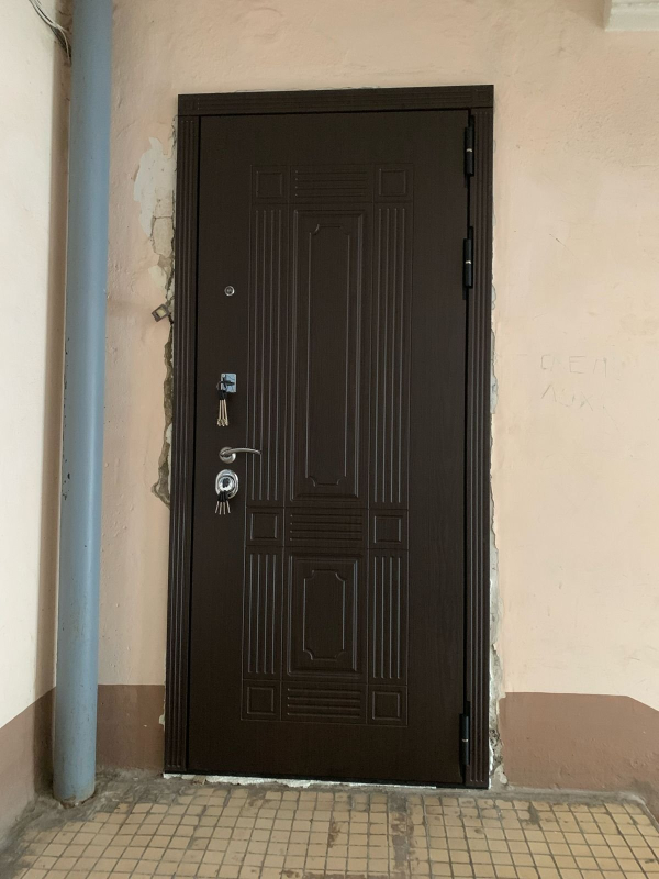 Металлические двери в Гатчине - снаружи