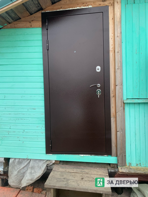 Металлические двери в Мга - снаружи