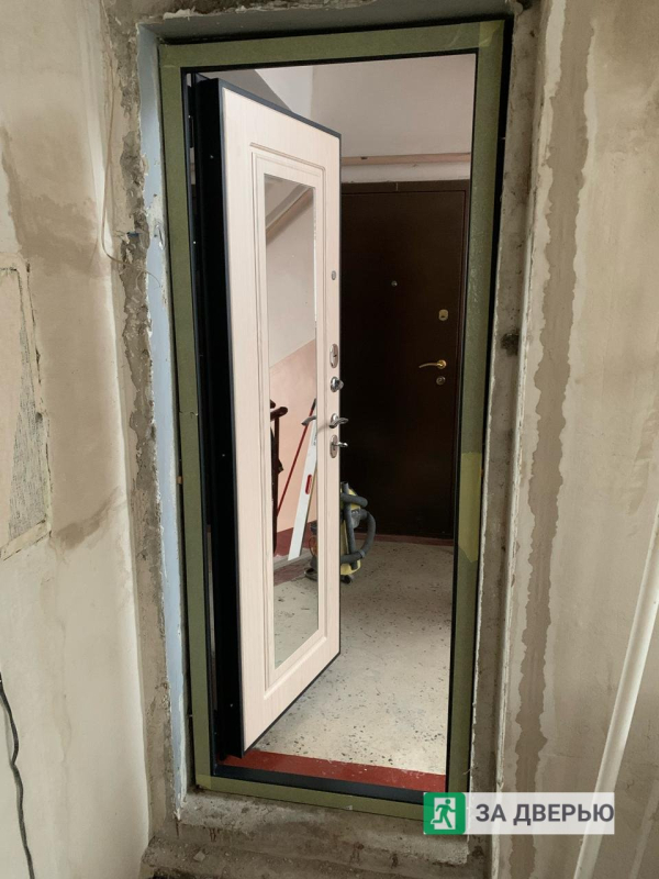 Металлические двери в Пушкине - внутри открыта