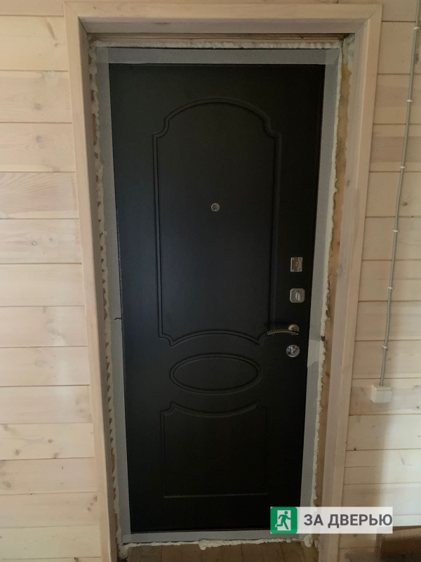 Металлические двери в Отрадное - внутри венге