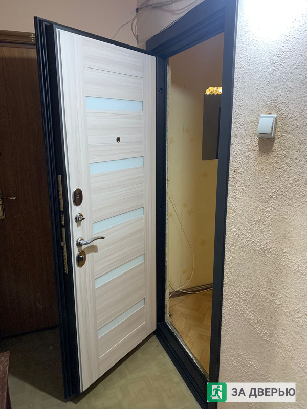 Дверь Кондор Ультра (2 цвета) - снаружи открыта