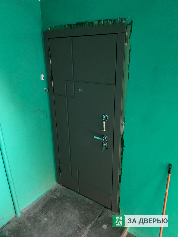 Дверь Стальной Стандарт S19 - снаружи