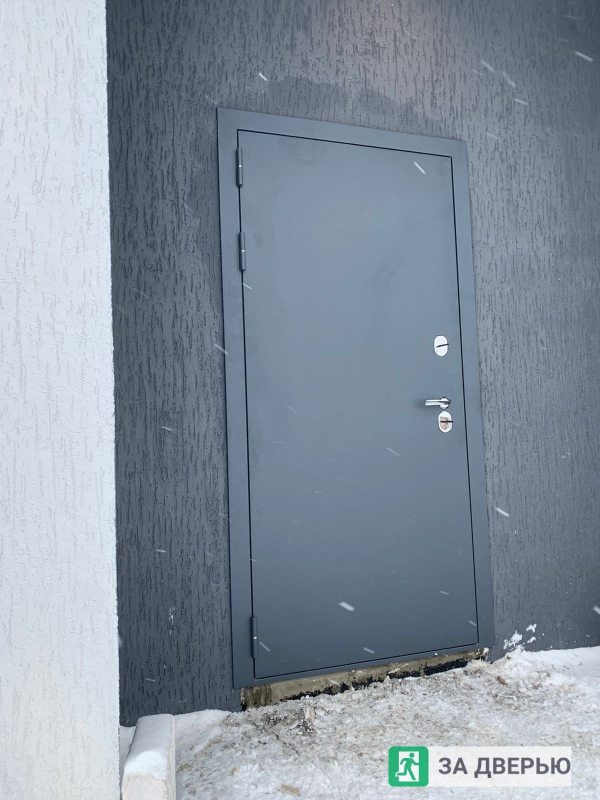 Металлические двери в Гатчине - снаружи