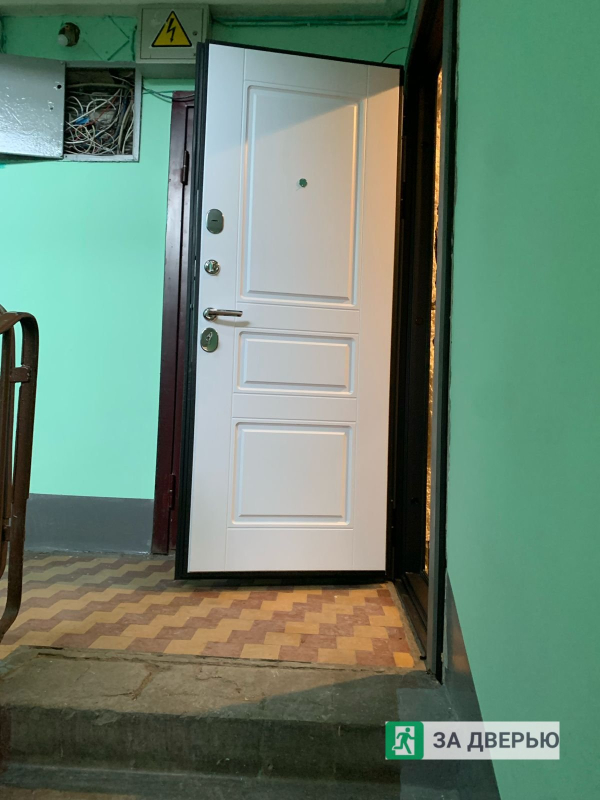 Двери во Фрунзенском районе - снаружи открыта
