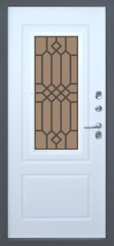 Броня Консул 3 Ф термо 8017 - цвет Белый эмалит