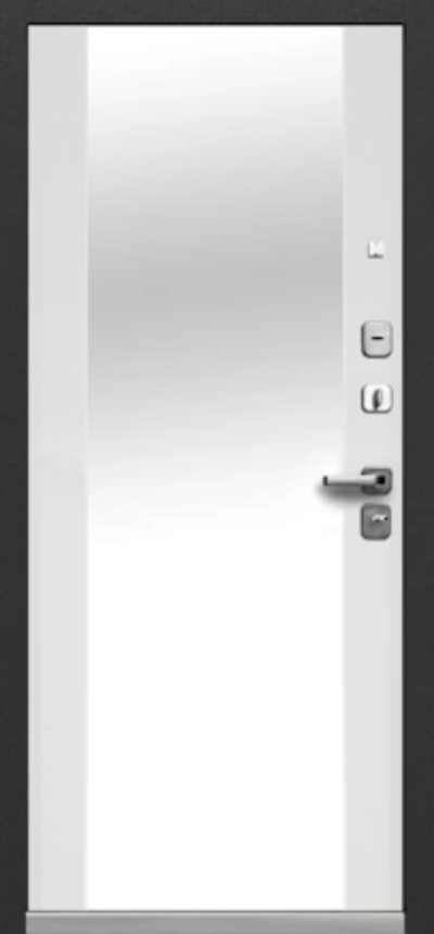 Феррони люксор букле черный зеркало - цвет Белый эмалит